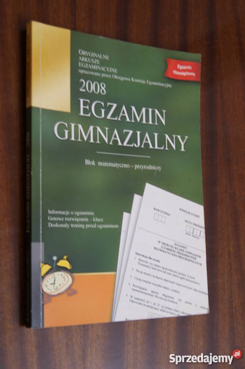 Egzamin gimnazjalny oryginalne arkusze Parczew