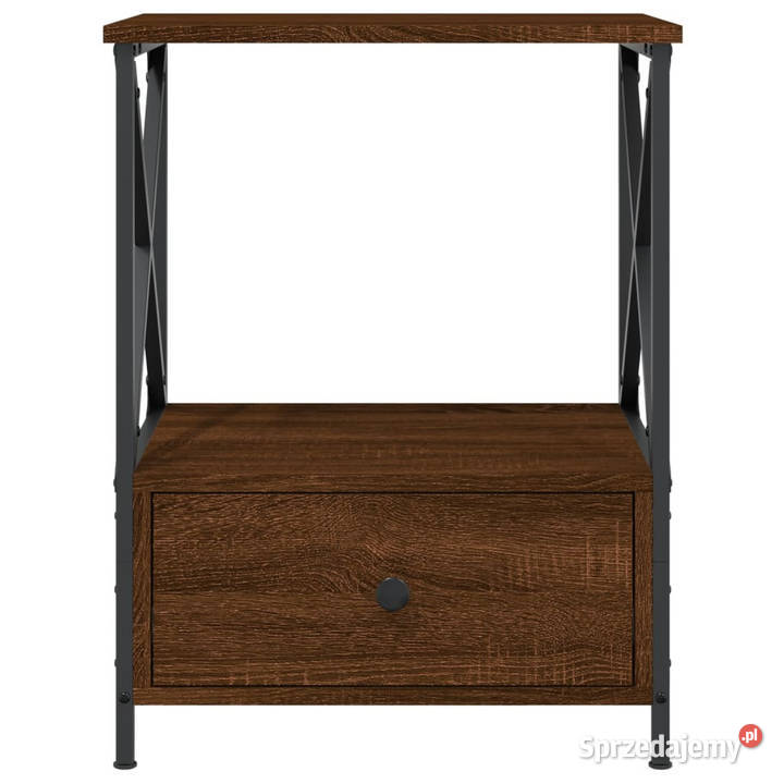 Stolik nocny brązowy dąb 50x41x65 materiał Nocne mazowieckie Warszawa sprzedam