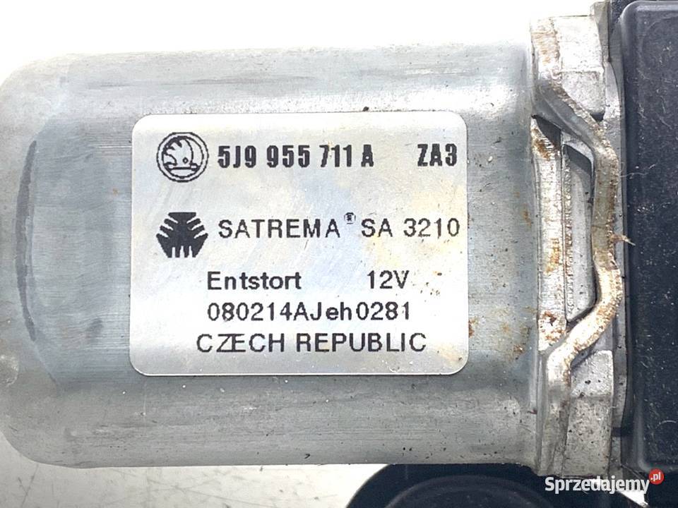 SILNIK WYCIERACZEK TYŁ SKODA FABIA II 5J9955711A podkarpackie