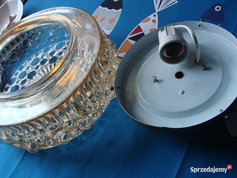 plafon lampa buble glass Antyki, Sztuka, Kolekcje Wrocław