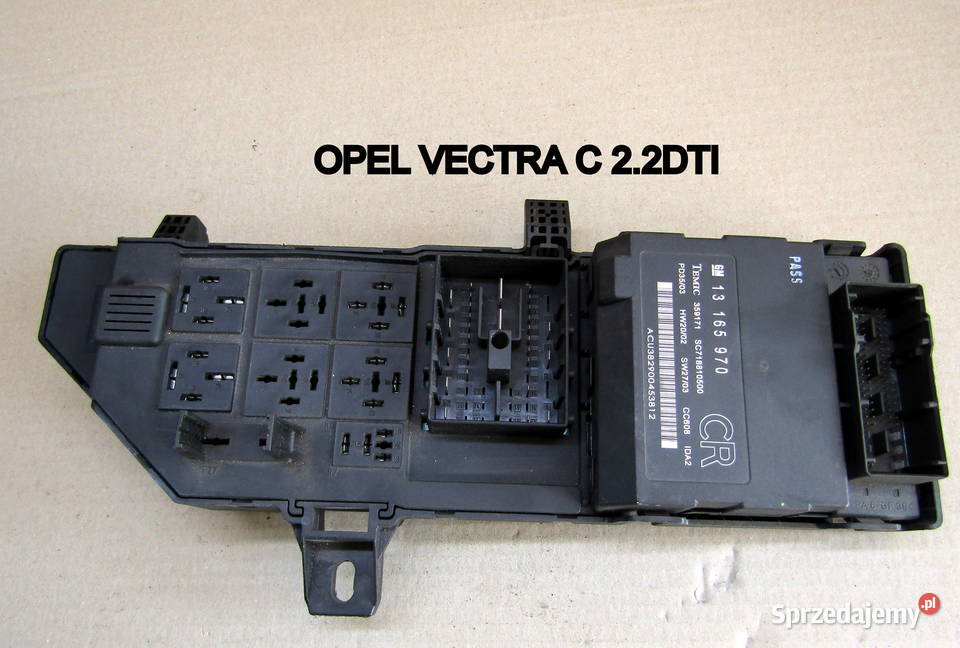 MODUŁ KOMFORTU OPEL VECTRA C 22DTI 13165970CR Rok produkcji 2003 Mysłaków