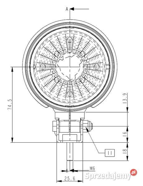 Reflektor 1013907 Kamionna