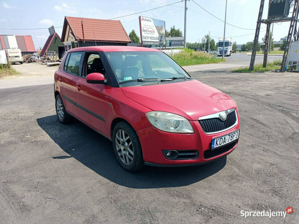 koda Fabia Skoda Fabia 14TDI 69 08r II 20072014 czerwony Tarnów