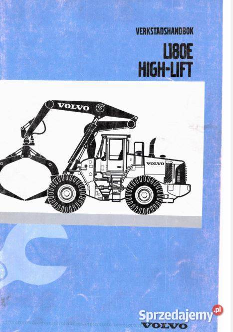 VOLVO L150E L180E L220E instrukcja naprawy Kielce sprzedam