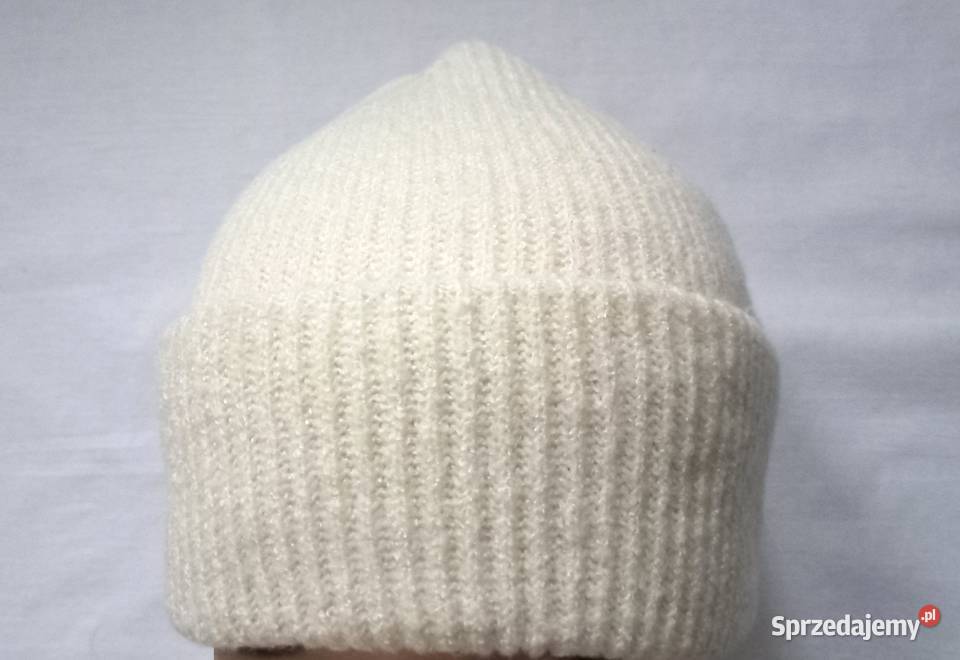 Czapka kremowa r MXXL cieńsza Unisex NOWA sprzedam