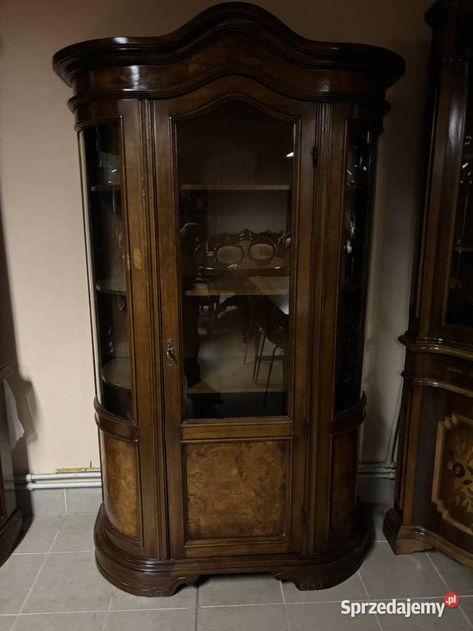 Włoska Stylowa Witryna Serwantka 114 Gięte Gorzów Wielkopolski