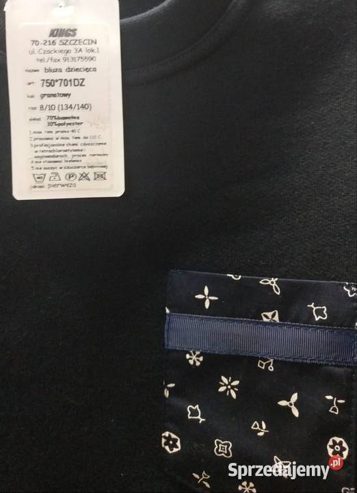 bluza dziewczęca bawełniana 810 lat rozmiar Bluzy Szczecin