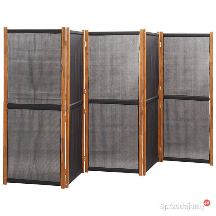 Parawan 5panelowy czarny 350 x 180 WM319181 Warszawa