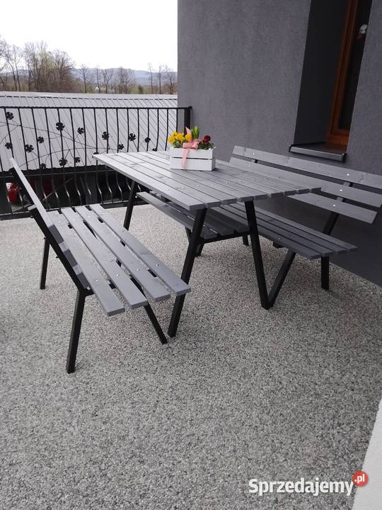 Nogi ławka stół solidne meble ogrodowe loft Skoczów