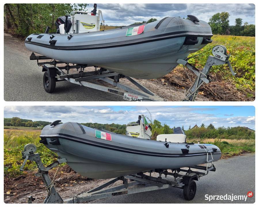 JOKER BOAT Nautica Aiello 470 łódź motorowa RIB Małuszyn sprzedam