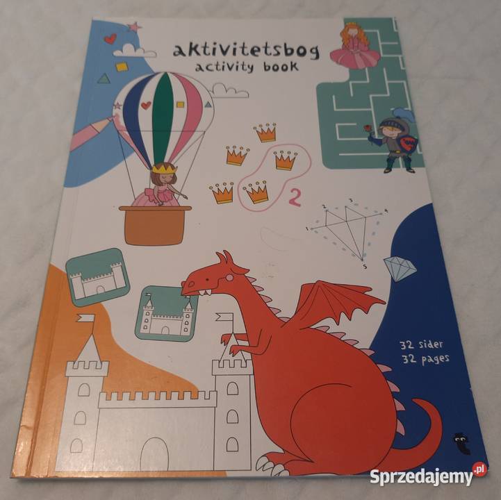 Książeczka z zadaniami, Activity book, Zebra (Książeczki dla dzieci)