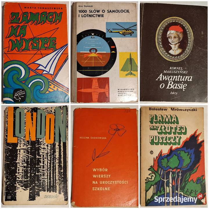 książki młodzieżowe PRL Proza i poezja Bukowno