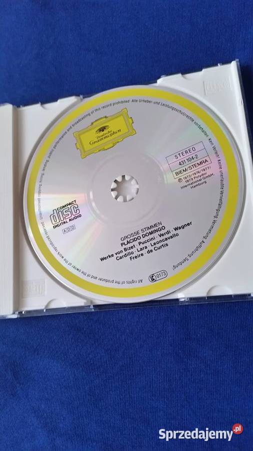 Placido Domingo Grosse Stimmen Deutsche Puławy