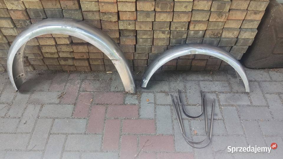 Błotniki Junak M07M10 przejściówka 1959 Nowe Części i akcesoria motocyklowe Herby