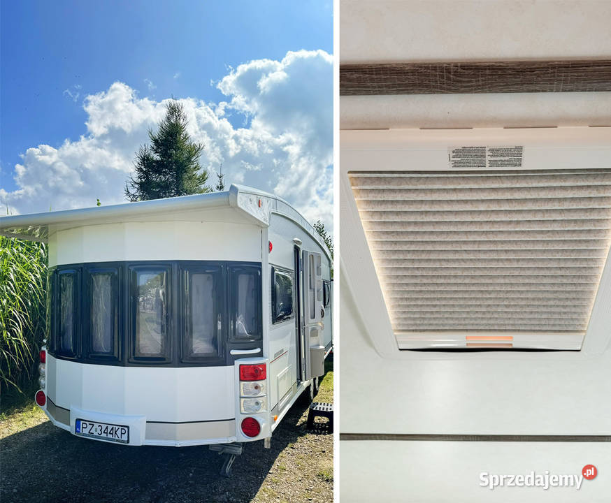 Przyczepa kempingowa Hobby LANDHAUSE pomorskie Dębki