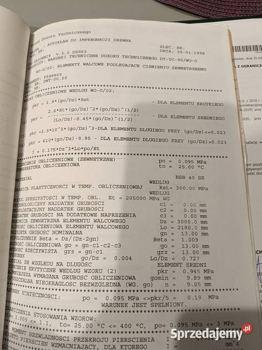 Autoklaw do impregnacji drewna IwoTech 161 m 12 Produkcja pomorskie