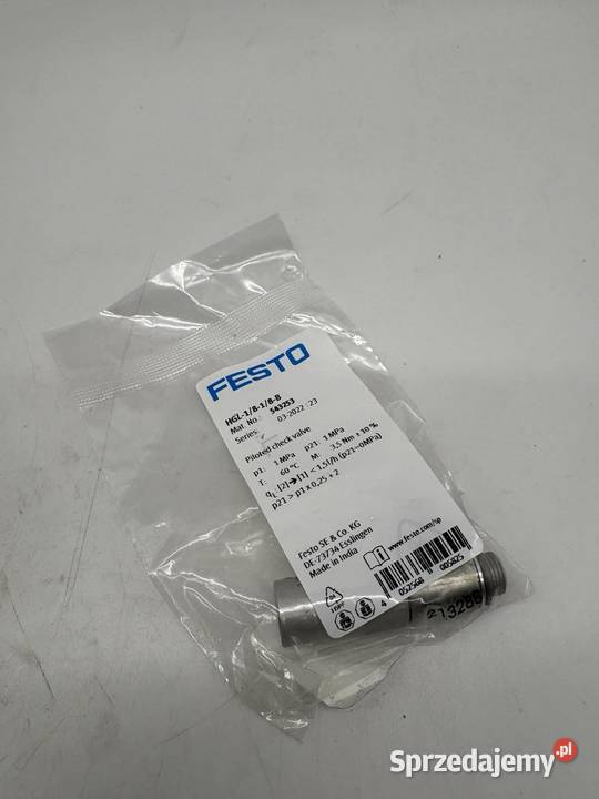 Festo HGL1818B 543253 Zawór zwrotny sterowany Dom i Ogród Warszawa