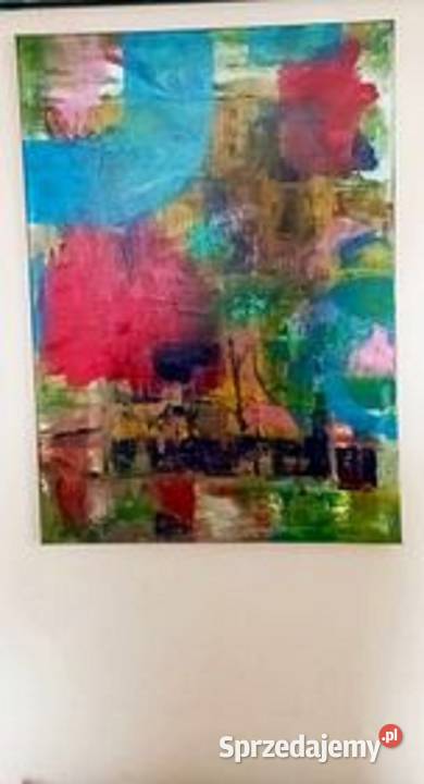 Abstrakcja kolorowa łódzkie Łódź