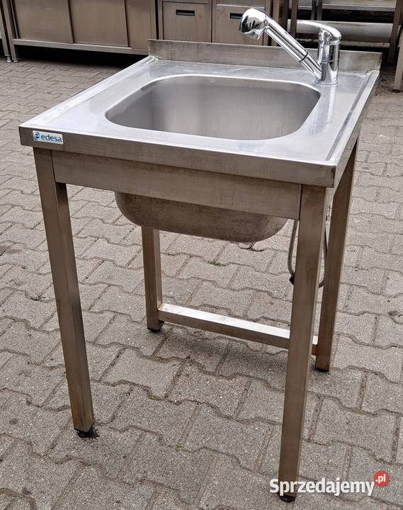 ZLEW 1 KOMOROWY Z BATERIĄ EDESA 606085 M932N Gastronomia wielkopolskie Nowe Skalmierzyce