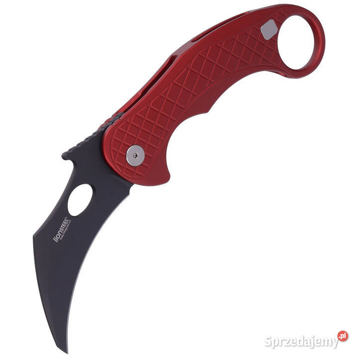 Nóż składany LionSteel LEOne Karambit Red Akcesoria, narzędzia i noże Warszawa sprzedam