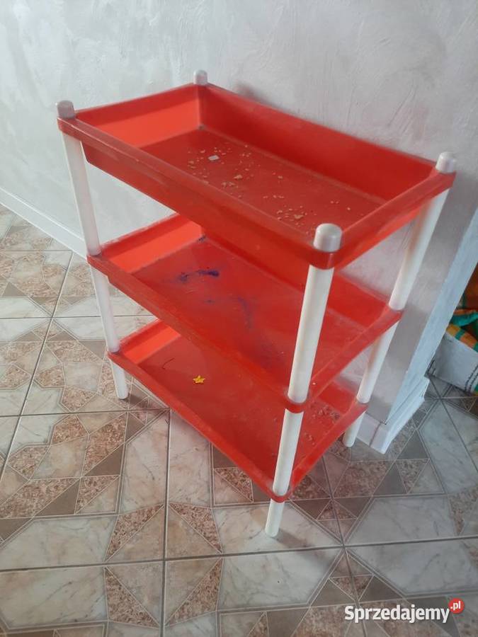 Plastikowa szafka regał z półkami Będzin