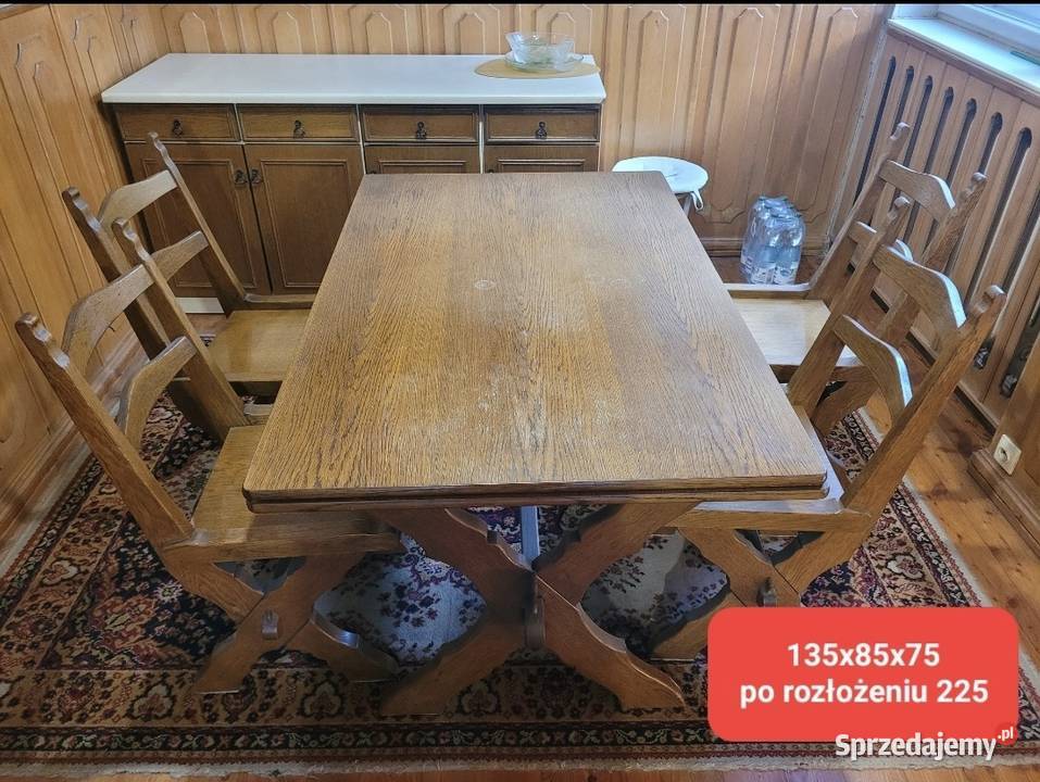 Na sprzedaż zestaw stół 6 krzeseł Szwarzedzka wielkopolskie Poznań