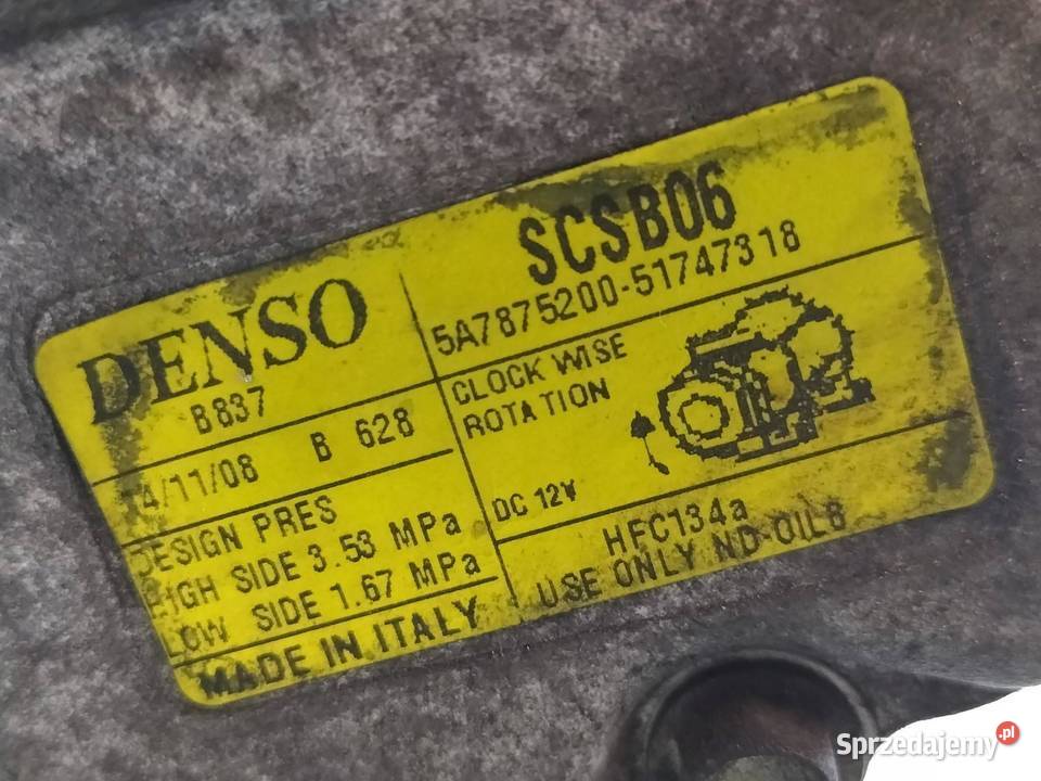 SPRĘŻARKA KLIMATYZACJI 14 Fiat Bravo II 20072014