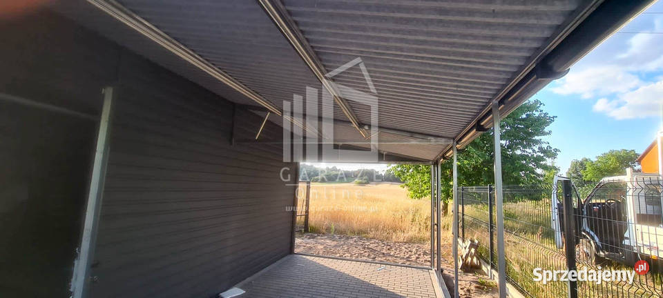 GARAŻ BLASZANY 6m x 6m wiata 3m dwuspad 2x Brama Zgorzelec