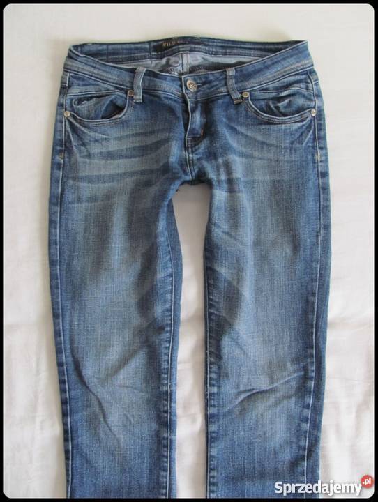 Spodnie jeansowe damskie rozmiar 30 pasują na 38 mazowieckie Płock