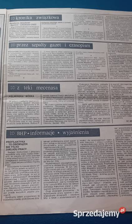 Dwutygodnik Społem 3 5 luty 1977 r wielkopolskie Koźminek sprzedam