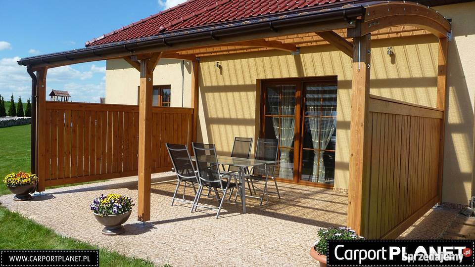 Drewniana zabudowa tarasu pergola na tarasie w kujawsko-pomorskie Bydgoszcz