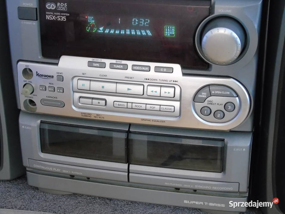 Wieża Aiwa kolumny RDS AUX CD 110 wat WYSYŁKA