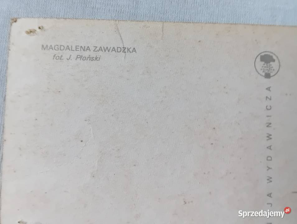 Pocztówka Magdalena Zawadzka KAW 1978 r Koźminek sprzedam