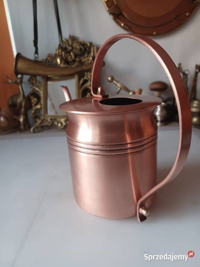 Piękna duża konewka miedziana Poznań