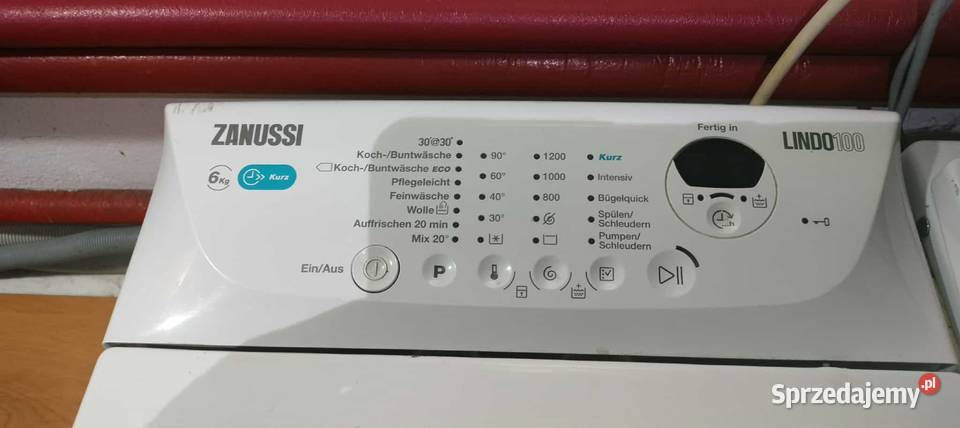 Pralka Zanussi Lindo 100 ładowana góry 40 stan 40cm Jarosław