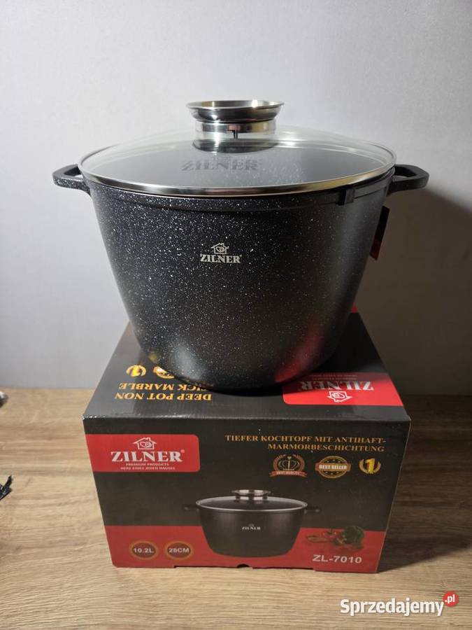 Wysoki garnek marmurkowy 102 l indukcja gaz Dom i Ogród mazowieckie