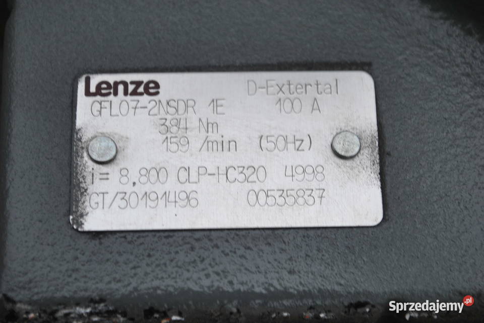 Motoreduktor 3kw 159obrmin z hamulcem LENZE Kargowa sprzedam