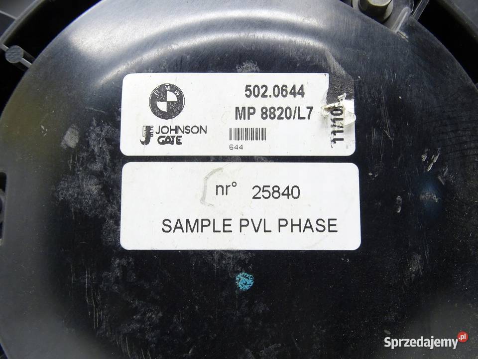 WENTYLATOR CHŁODNICY 7640508 BMW F20 F22 F30 F31