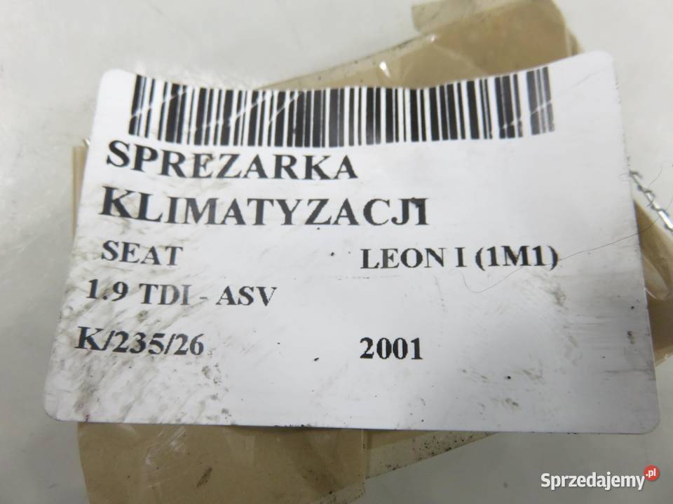 KOMPRESOR KLIMATYZACJI LEON 19 TDI 1J0820803K