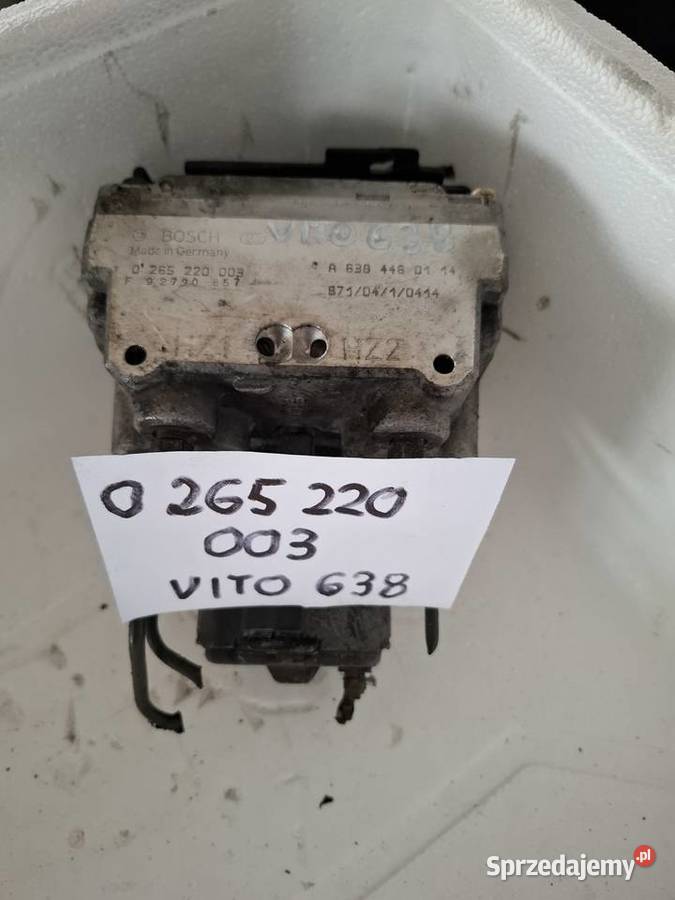 MERCEDES VITO 638 pompa ABS 0265220003 Kielce