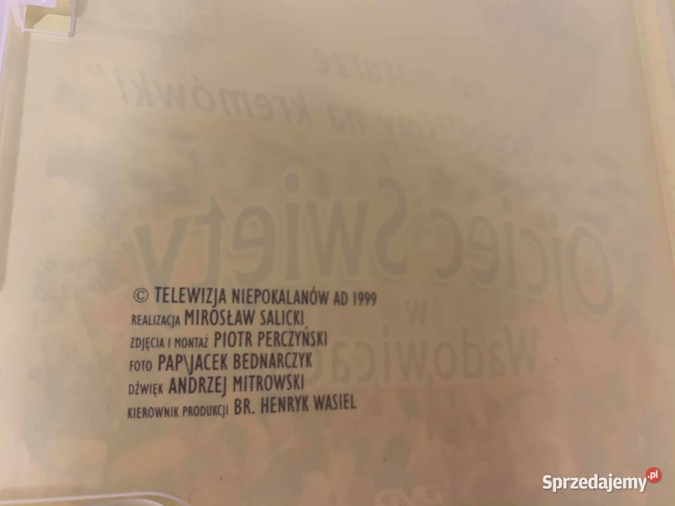 Płyta DVD Ojciec Święty w Wadowicach NOWA Jasło sprzedam