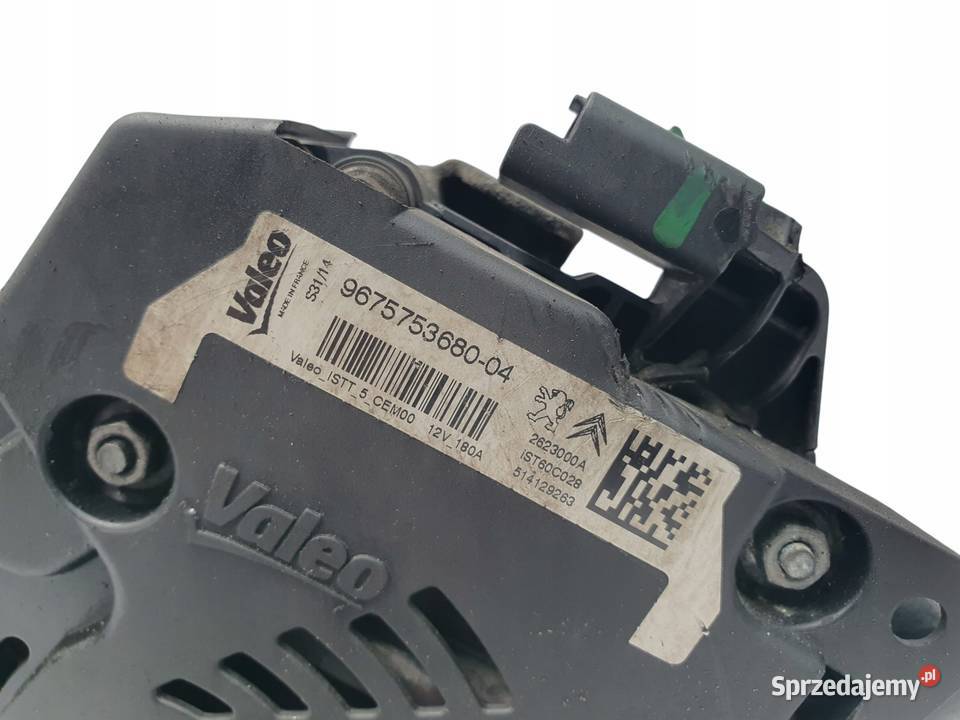 ALTERNATOR Citroen Berlingo II 16 HDI 9675753680 Chełm
