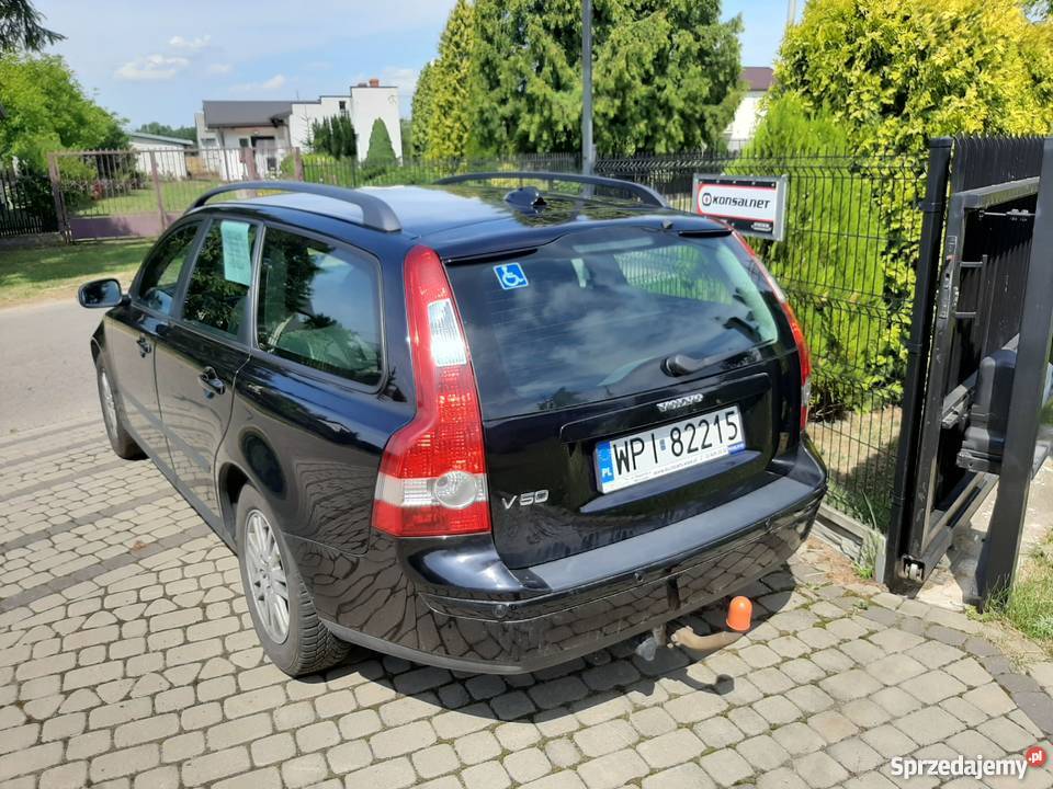 Volvo V50 16d kombi bezwypadkowy czarny metalik manualna Piaseczno