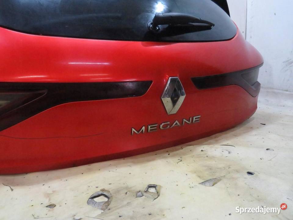 KLAPA BAGAŻNIKA TENNP MEGANE IV HB osobowe sprzedam