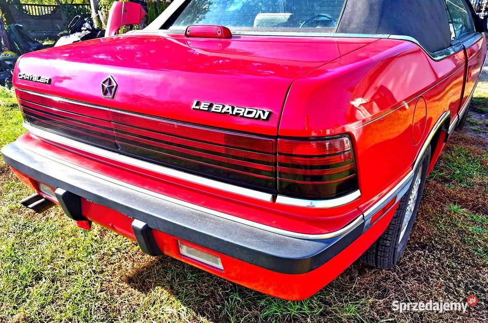 CHRYSLER LE BARON 8893 CABRIO KLAPA BAGAŻNIKA Radom
