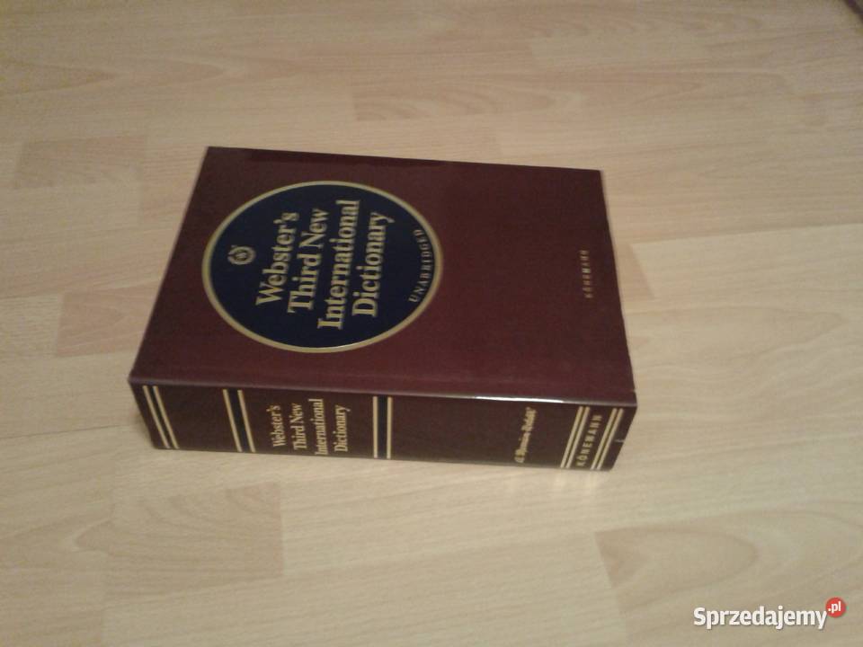 Słownik angielski Websters Third International