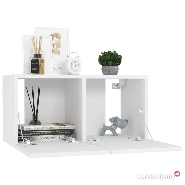 Szafki wiszące pod TV 3 białe 60x30x30 WM804510 mazowieckie Warszawa sprzedam