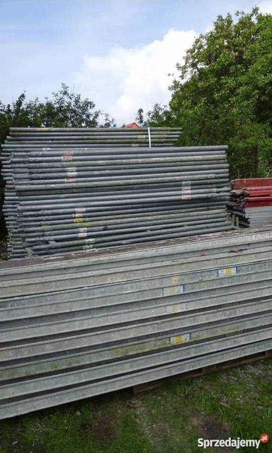 Rusztowanie używane fasadowe Baumann Layher zewnętrzne