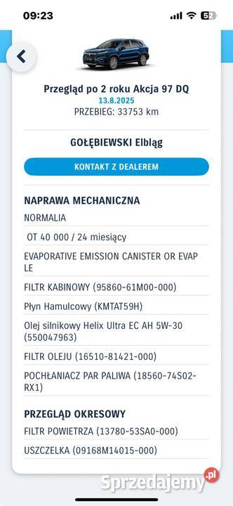 Suzuki SX4 Scross na gwarancji do 052027 SX4 S-Cross Iława