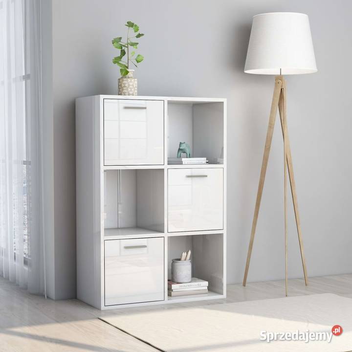 vidaXL Szafka biała na wysoki połysk 60x295x90 Warszawa